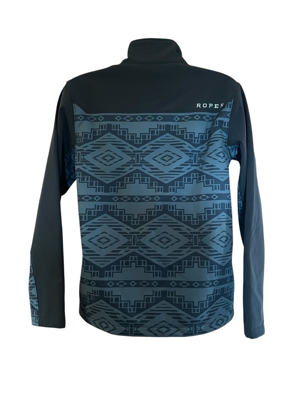 🌟NWT🌟 Roper Mens Black Aztec Softshell Jacket - Picture 8 of 13